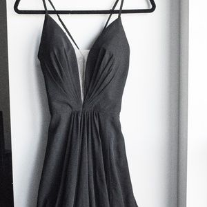 Faviana Low V-Neck Corset Back Prom Dress FA-7747